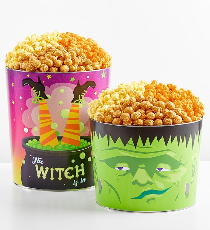 Monster Mischief 2 Gallon 3 Flavor Popcorn Tin